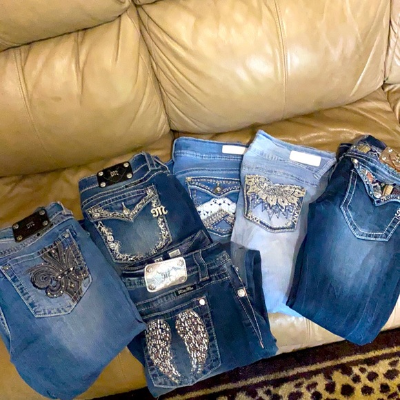 Lot of miss me jeans/wallflower